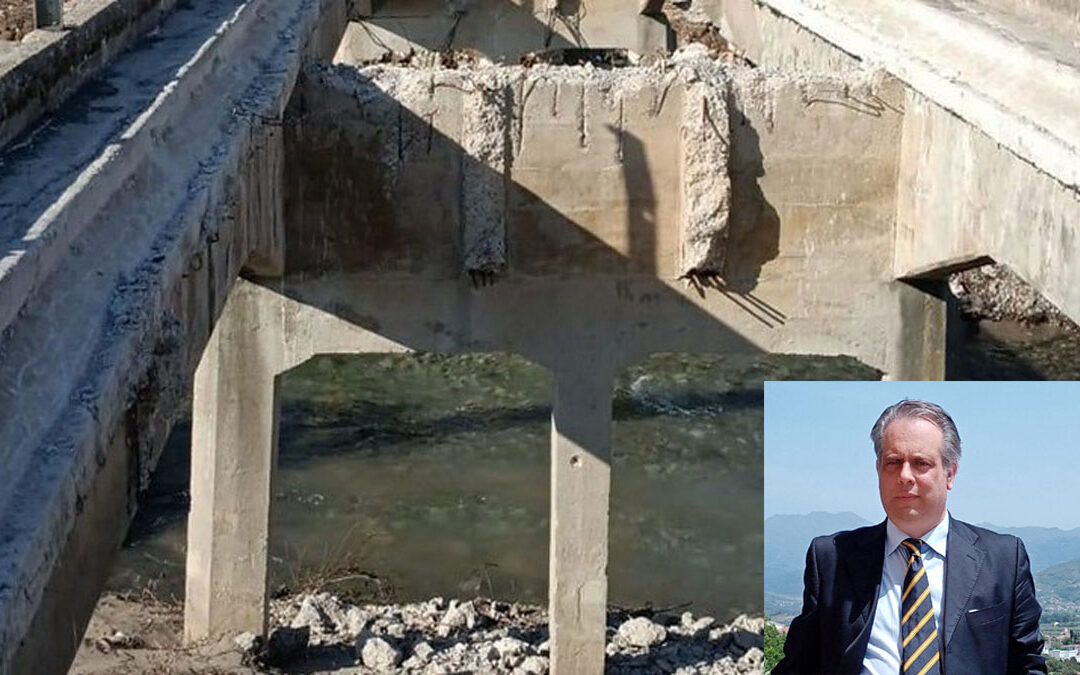 Bartolomeo Lanzara presidente Codacons. Il ponte sul fiume Tanagro