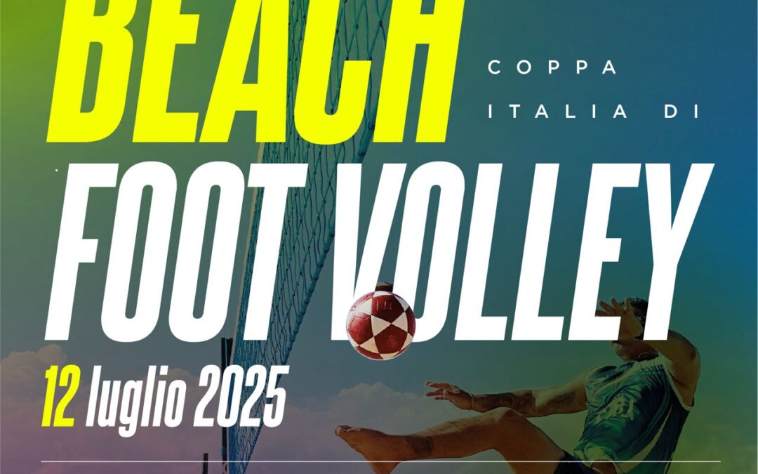 EBOLI: COPPA ITALIA BEACH FOOTVOLLEY 2025 ALLA ASD GLI AMICI DEL MARE